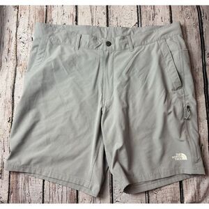 North Face Shorts Men 40 Gray Rolling Sun‎ Flash Dry Golf Walking Performance